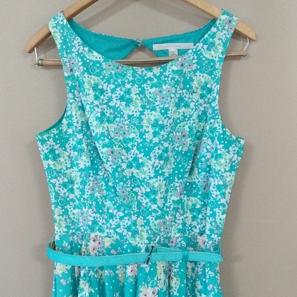 LC Lauren Conrad Floral Fit and Flare Dress - Picture 3 of 10